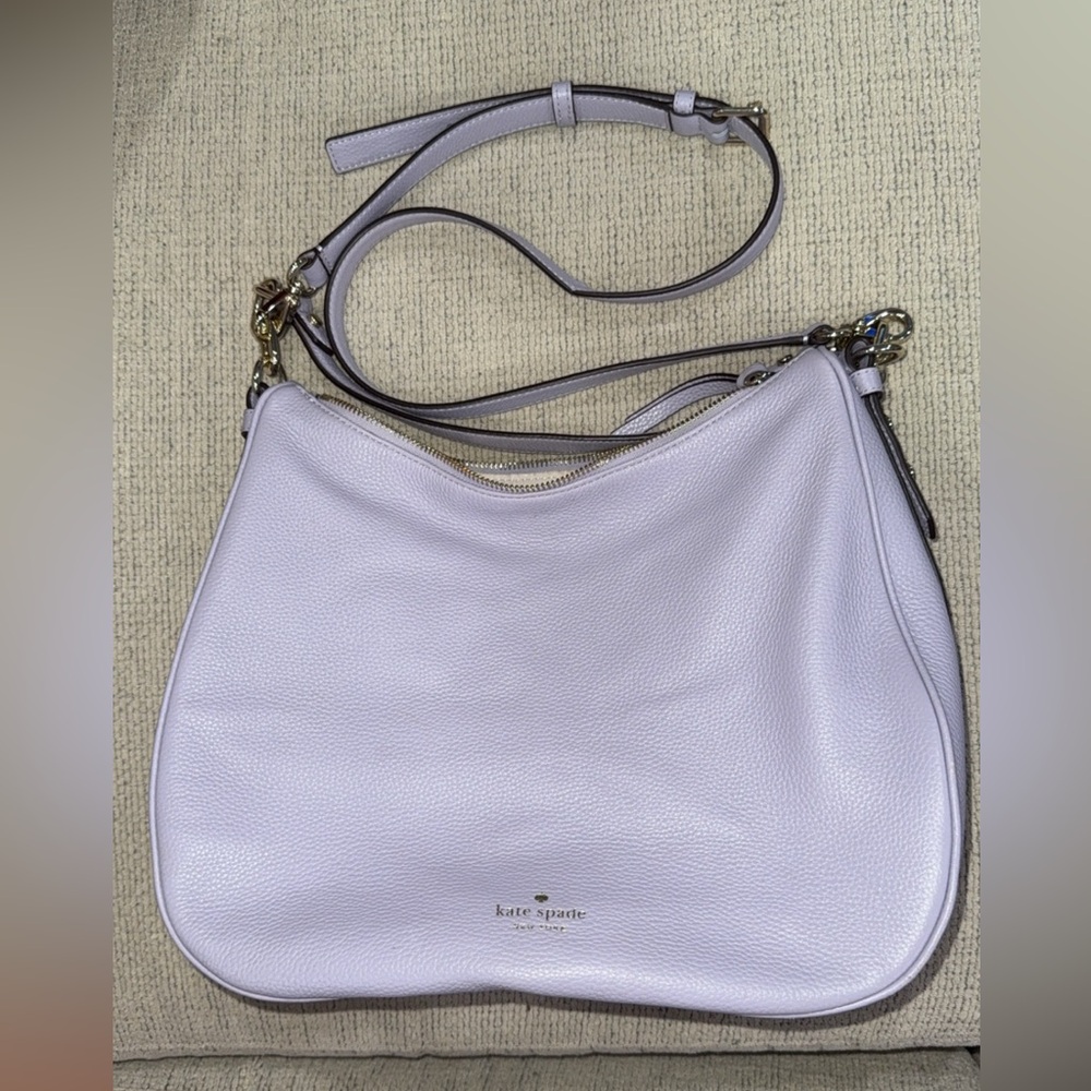 Kate Spade Lavender Leather Shoulder Bag